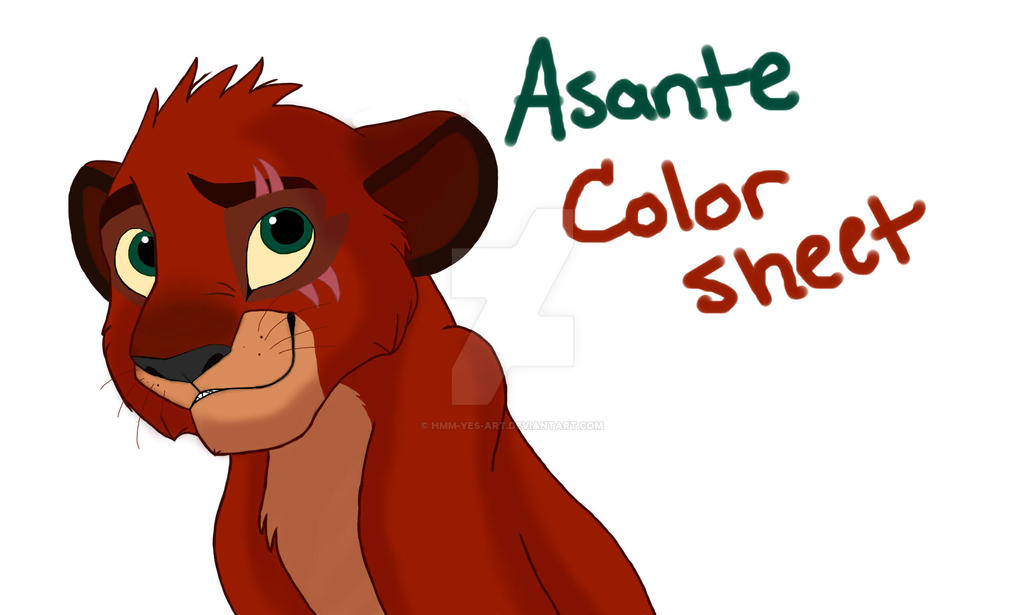Asante Graphics Asante color sheet by hmm-yes-art on DeviantArt