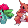 Ivysaur/Charmeleon/Wartortle Charms