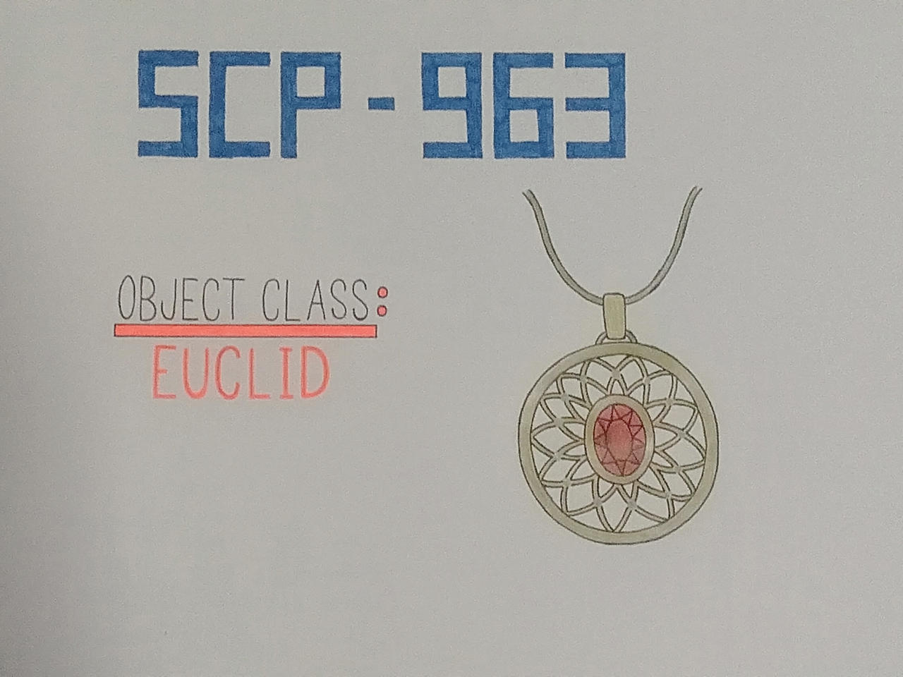 SCP-963 Immortality, object class euclid