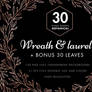 Wreaths   Laurels Clipart Set