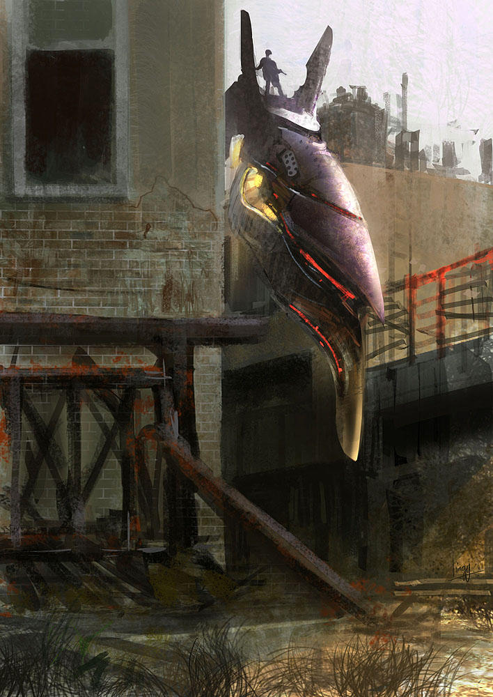 floating mech by lingy-0 on DeviantArt