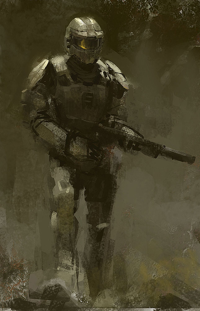 master chief fan art