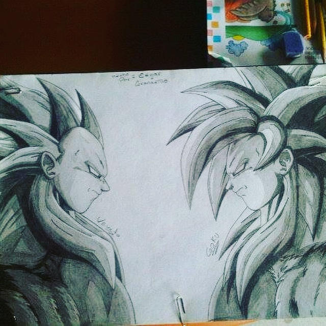 Alexbii vegeta y goku Ssj 4 by AlexBii95 on DeviantArt