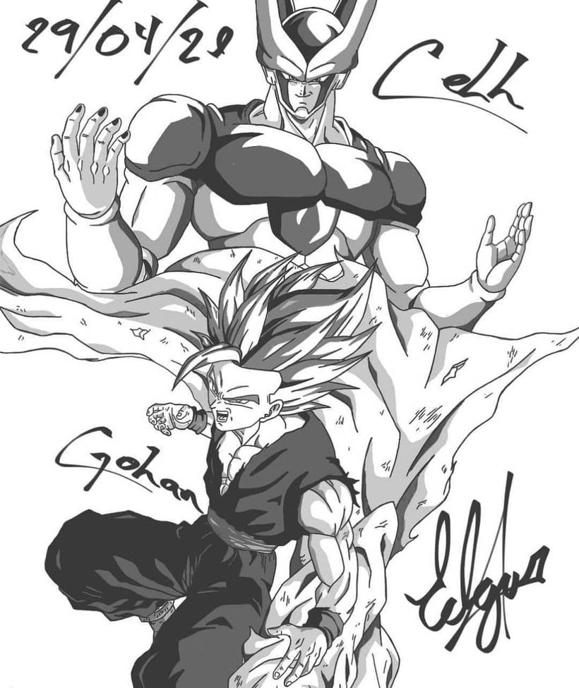 Alexbii Gohan vs cell aun falta xD by AlexBii95 on DeviantArt