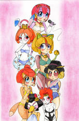 Samurai Pizza Cats GIRLS!