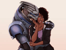 [Mass Effect Commission] Aka Shepard and Garrus