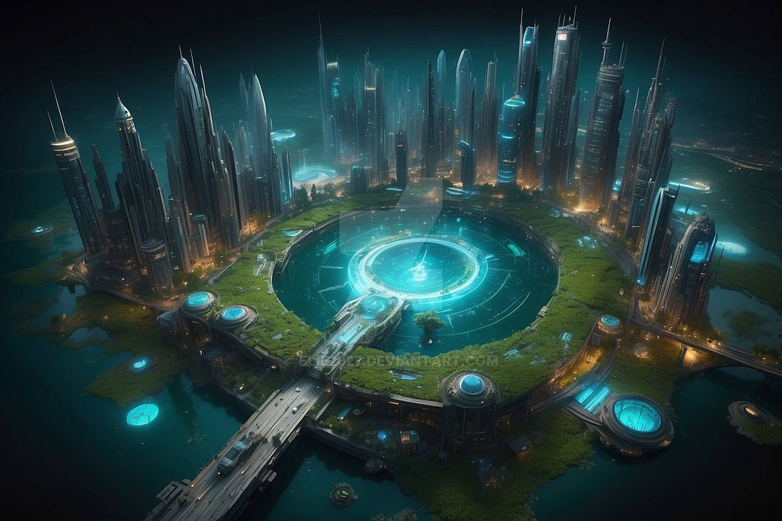 island of a type 3 civilization vision by elie2027 on DeviantArt