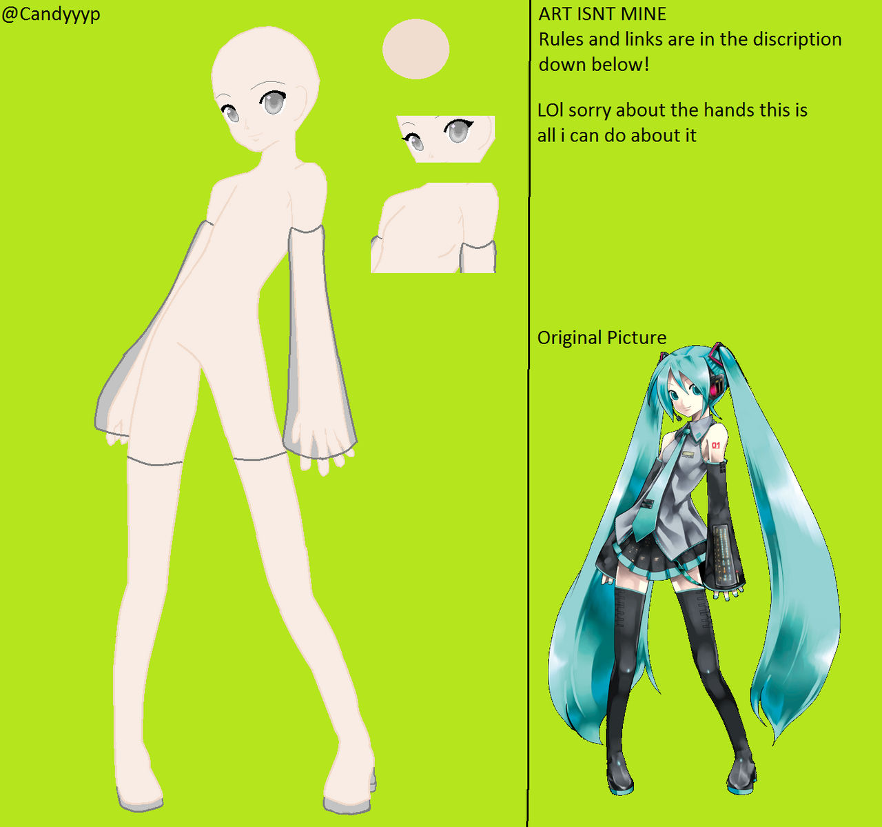Anime Base #13- Hatsune Miku Pose Male+Female by Candyyyp on DeviantArt