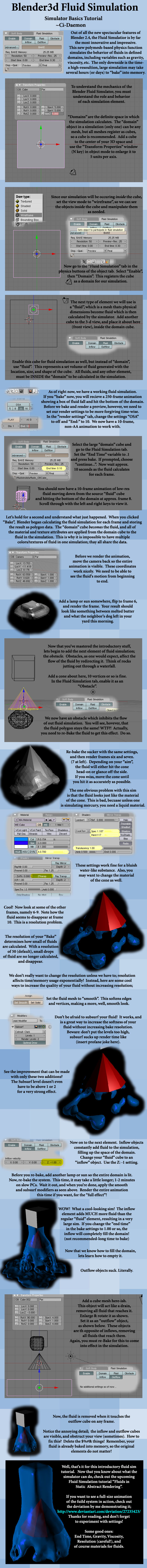 Blender Fluid Sim Basics by Ci-Blender