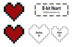 Pattern: 8-bit Heart