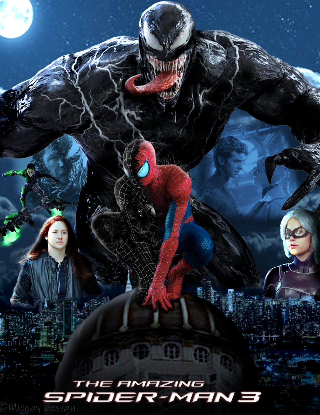 Amazing Spider-Man 3 Fan Poster Brings Back Venom, Black Cat