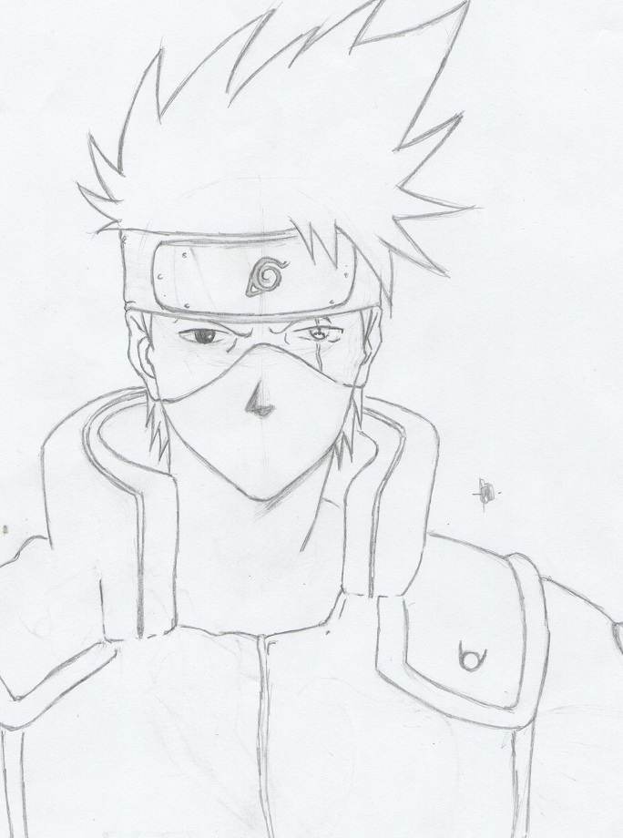 My Kakashi Hatake Drawing :) : r/Naruto