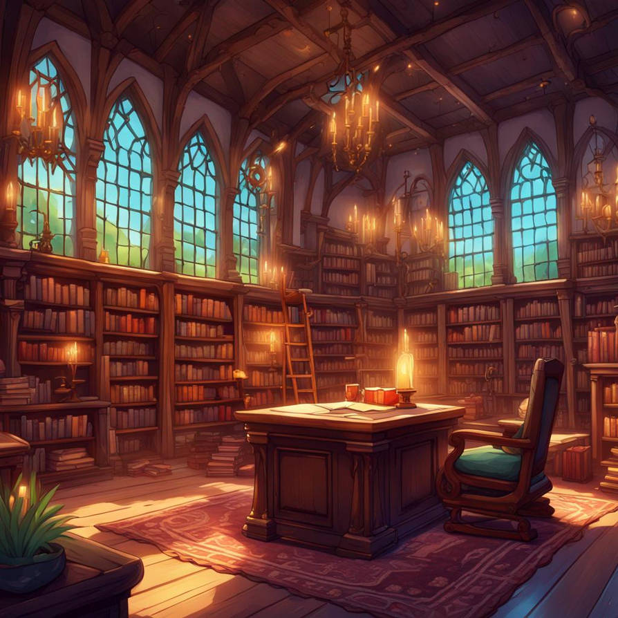 Magical Library #3 by drfate00 on DeviantArt