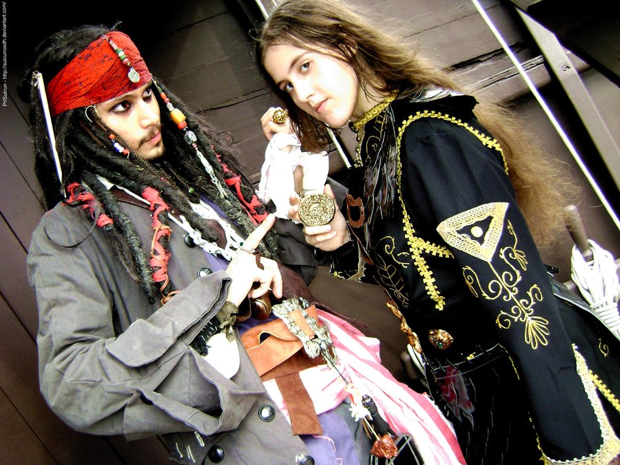 Elizabeth Swann - Jack Sparrow by PriSuicun