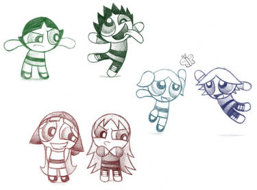 Powerpuff Sketch