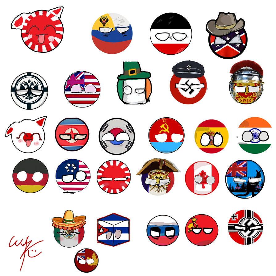 Some of my country balls by coopahoop on DeviantArt