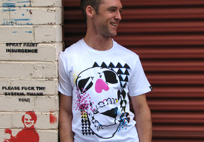 Retro Skull T-shirt Guys