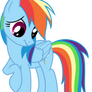 Bashful Rainbow Dash