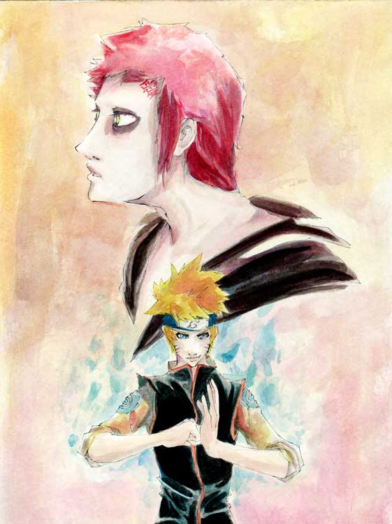 Naruto and Gaara