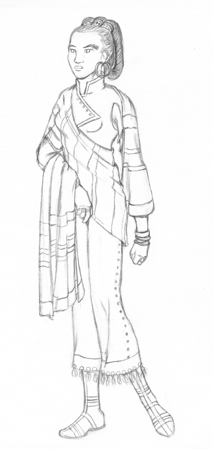 Costuming practice I by Bluesrat