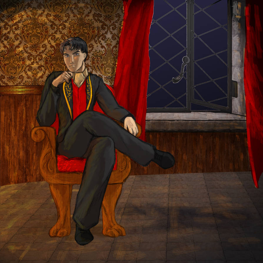 Portrait in the Study by Bluesrat