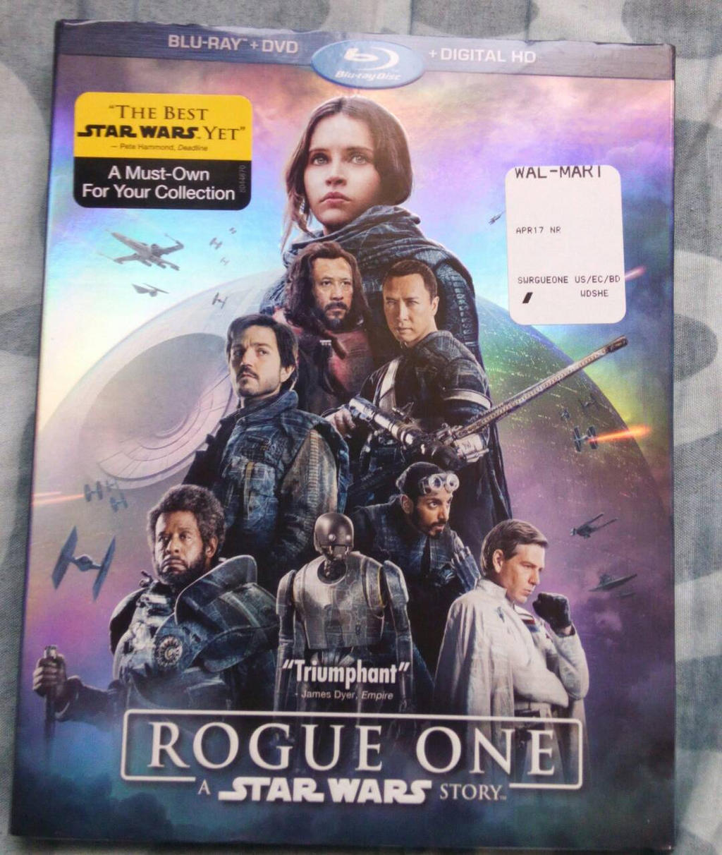 I got Star Wars Rogue One on Blu-ray