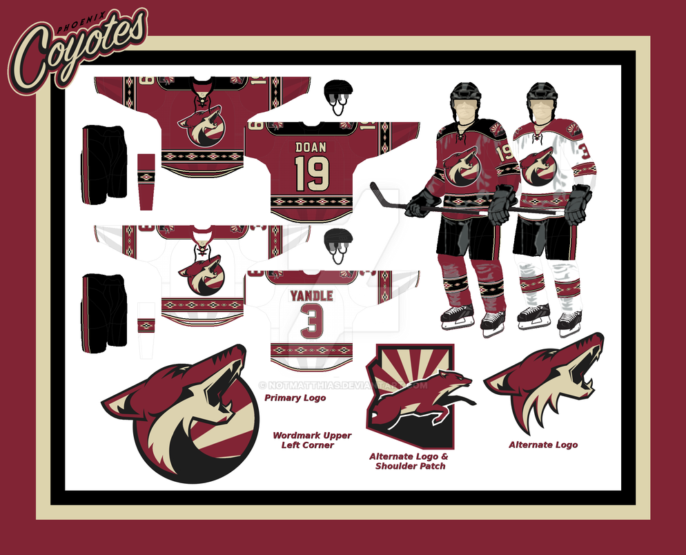 Phoenix Coyotes Jersey Concept by PD-Black-Dragon on DeviantArt