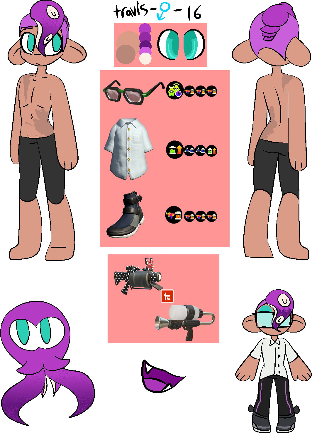 (comm) Travis Ref by Sea-Bugg on DeviantArt