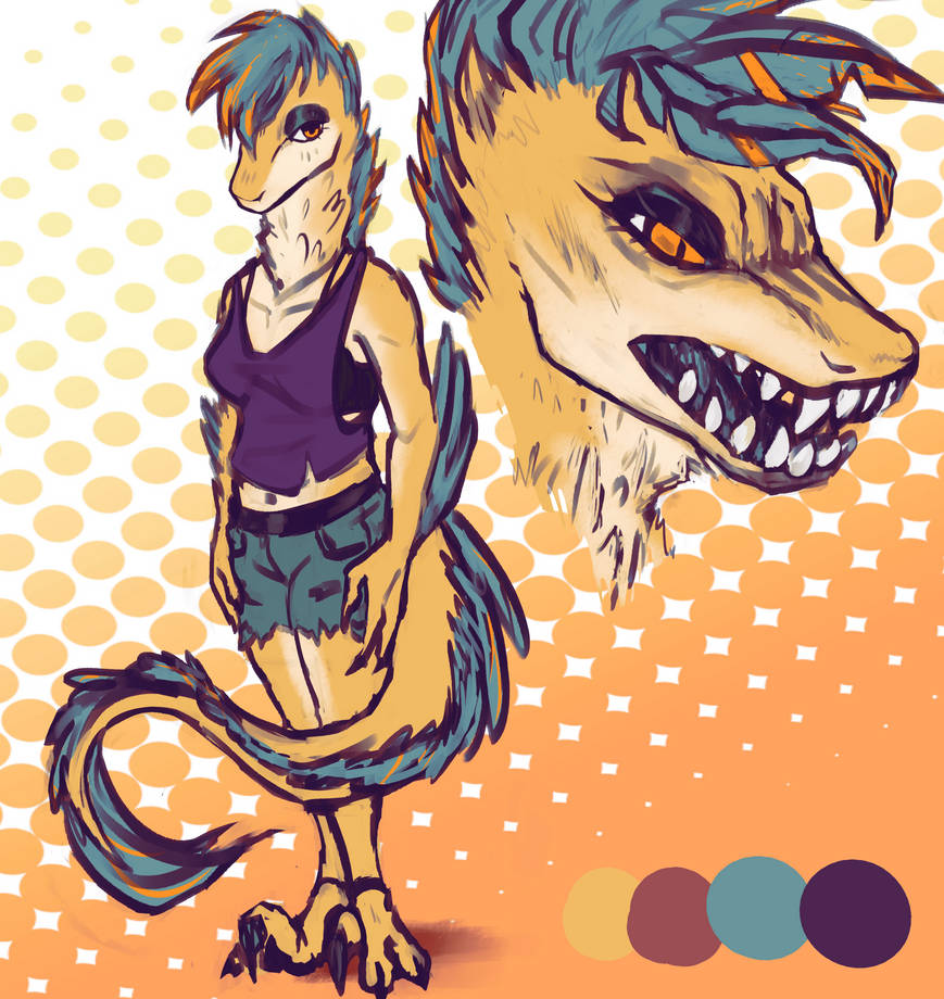 New raptor oc? by CherrySphinx on DeviantArt