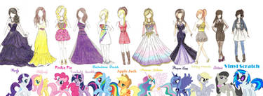 MLP: FIM Ponies Dress Line
