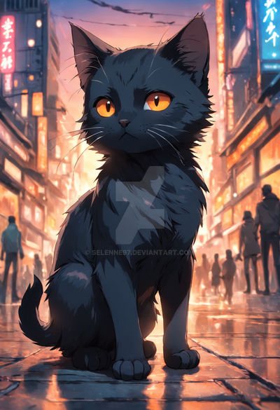 cat by selenne97 on DeviantArt