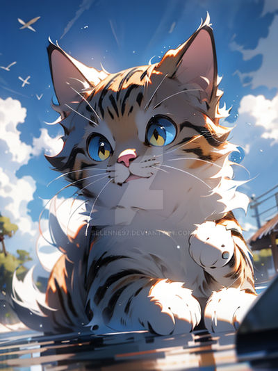 cat by selenne97 on DeviantArt