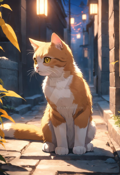 Cat by selenne97 on DeviantArt