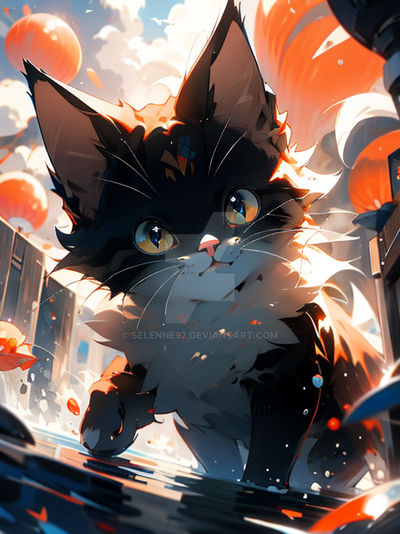cat by selenne97 on DeviantArt