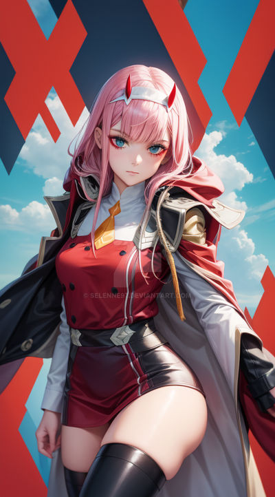 Zero Two Middle zero two by selenne97 on DeviantArt