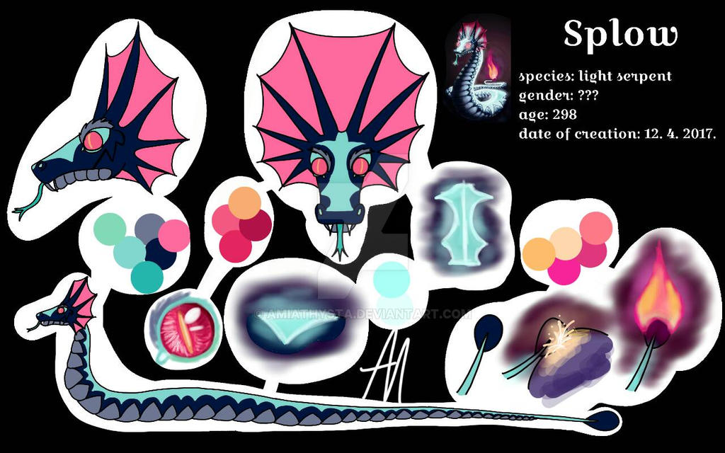 oc reference sheet-splow by aMIAthysta on DeviantArt