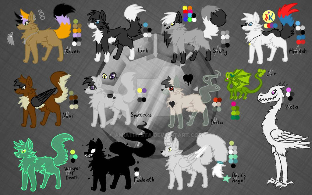 ocs color guide-updated by aMIAthysta on DeviantArt