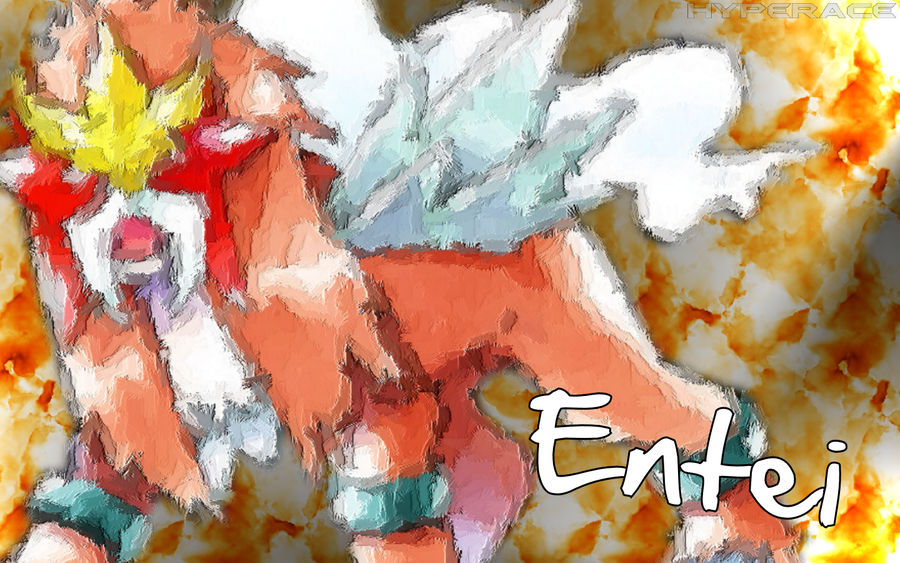 Entei Wallpaper by SilentSonic98 on DeviantArt