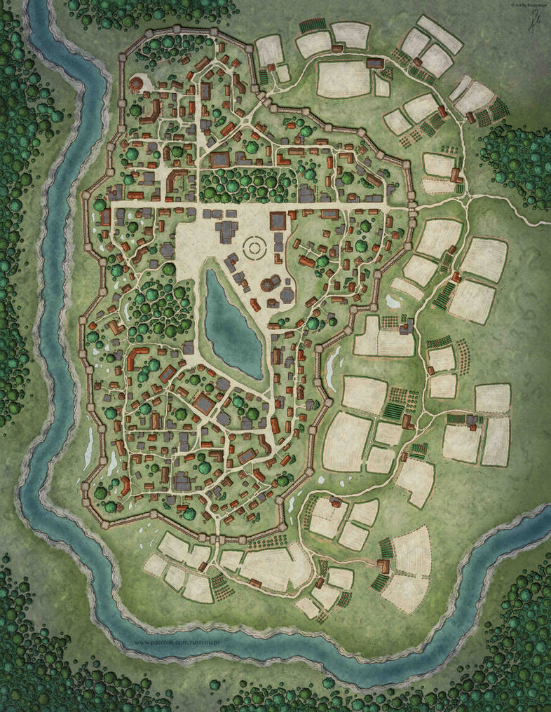 Arsi Robe Map Artis City - RPG Map by rustymaps on DeviantArt