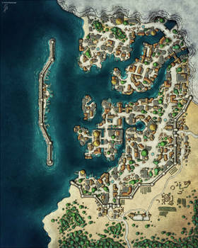 Ravadell City - RPG Map