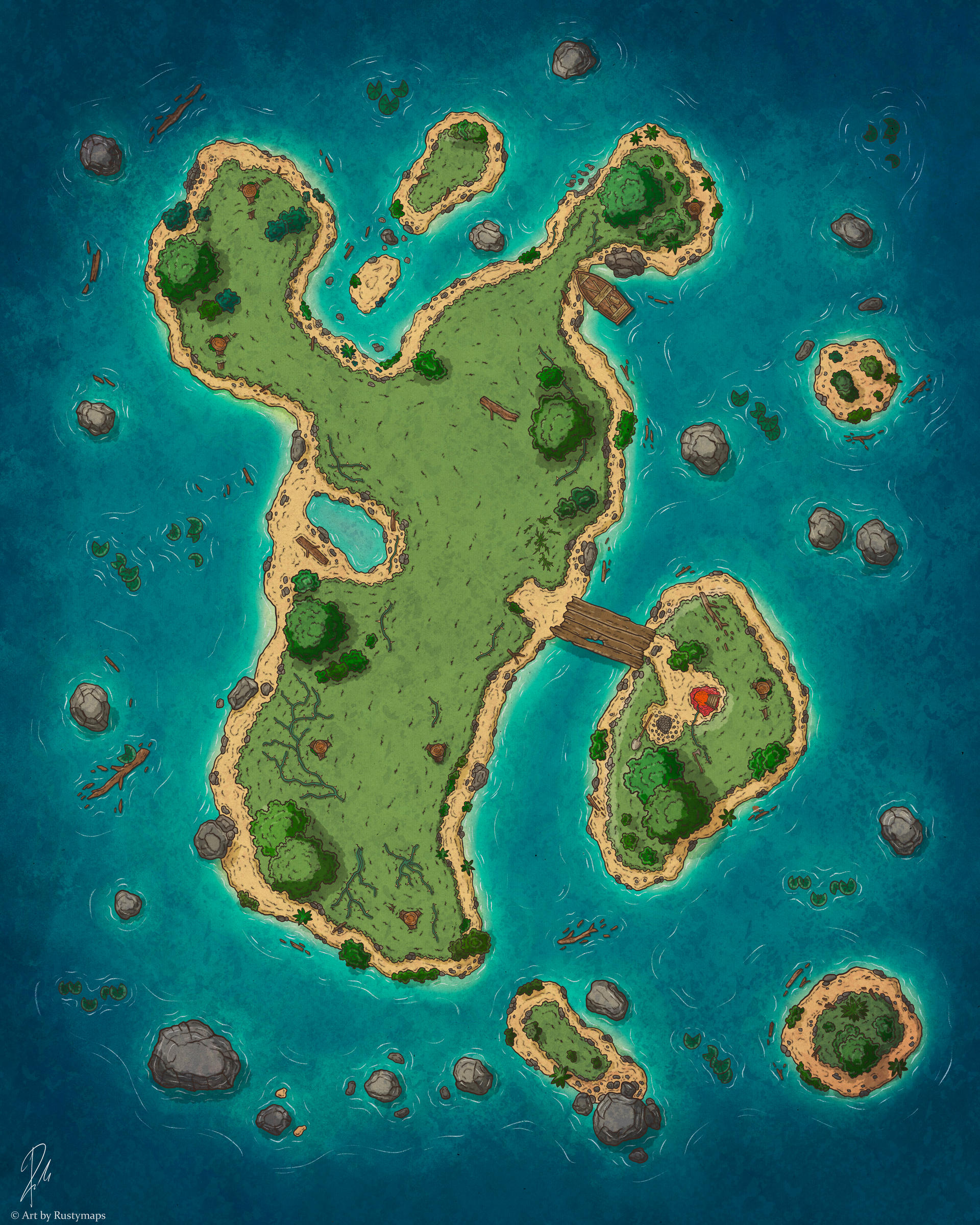 Free RPG Map - Abandoned Island by rustymaps on DeviantArt