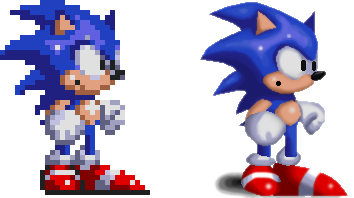 Sonic 16 bit remade by tailsairlines on DeviantArt