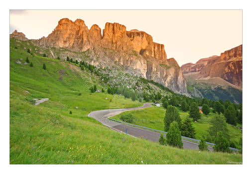 Dawn in the Dolomites