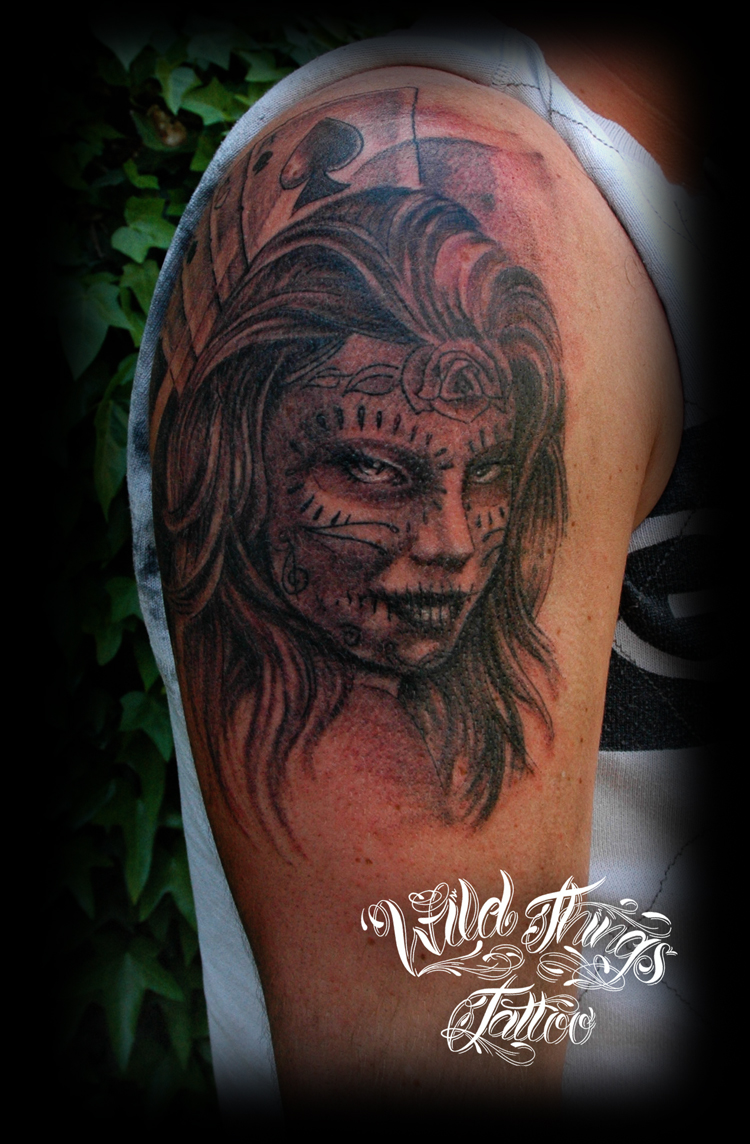 Chicano sleeve in progress by WildThingsTattoo on DeviantArt Chicano sleeve in progress by WildThingsTattoo on DeviantArt
