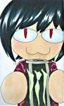 Saya Otonashi tries Monster for the first time by linds-i