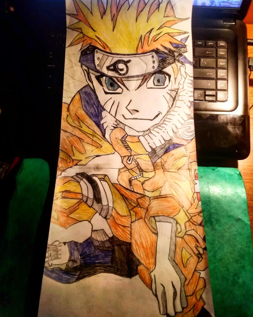 Naruto Uzumaki sitting by AssassinGio95 on DeviantArt