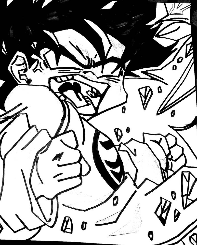 Dragon Ball Z Son Gohan rage by AssassinGio95 on DeviantArt