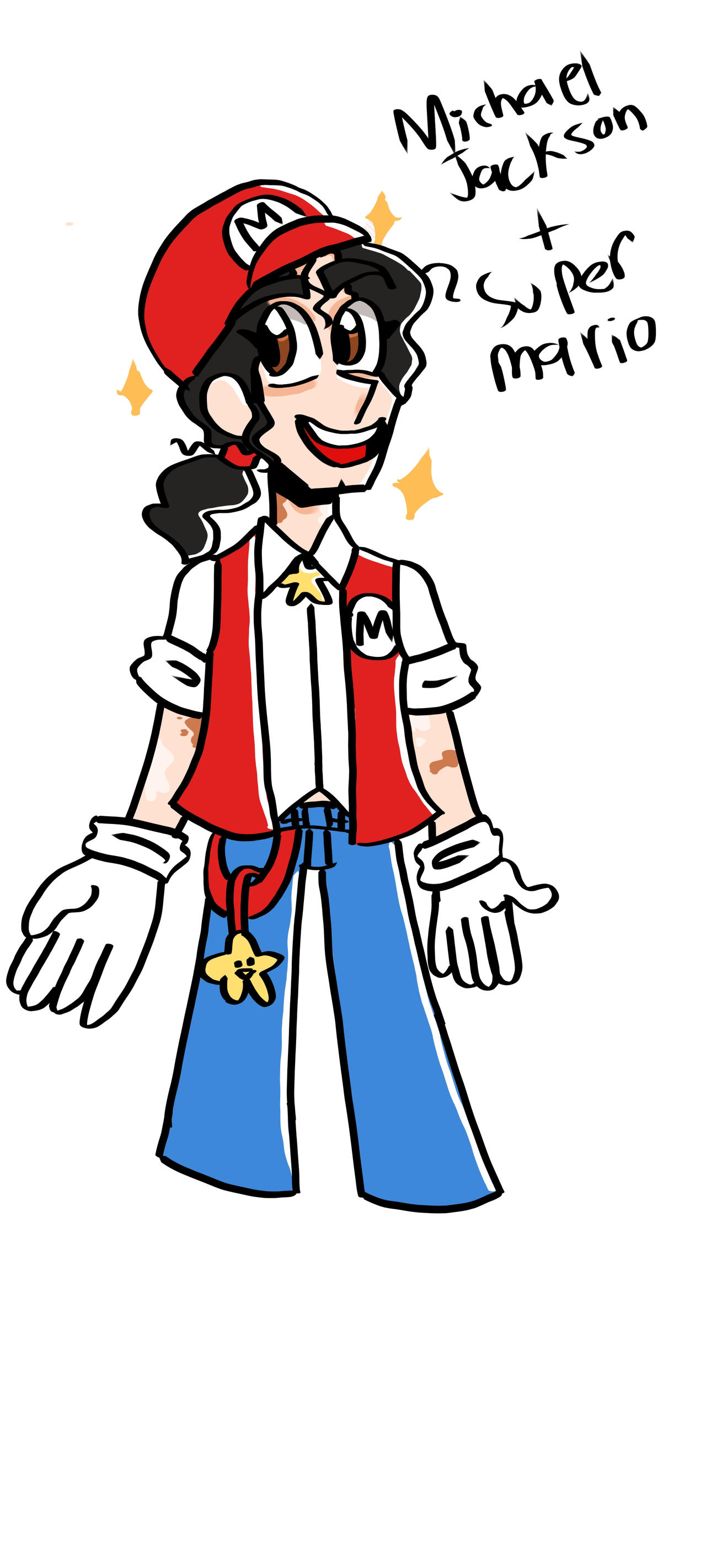 MICHAEL JACKSON The Supe Mario By Alexthedra On DeviantArt michael-jackson-the-supe-mario-by-alexthedra-on-deviantart