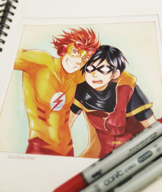 Flash and Robin