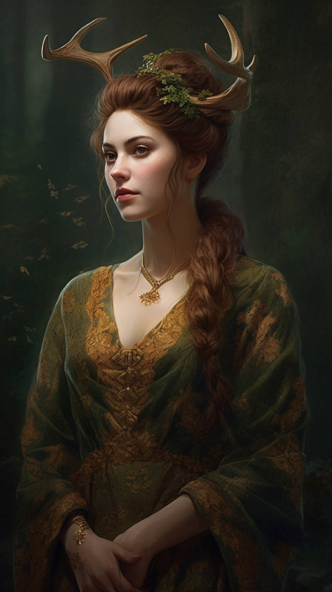 Deer Woman By Shatsev On DeviantArt deer-woman-by-shatsev-on-deviantart